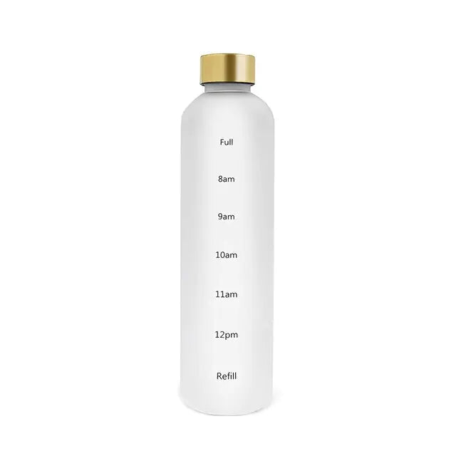 Timed water bottle