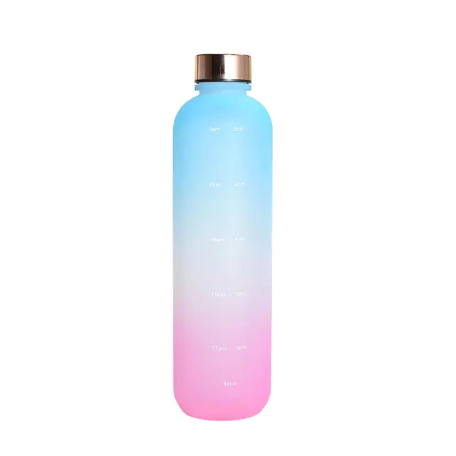 Timed water bottle