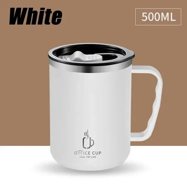 Stainless steel coffee mug