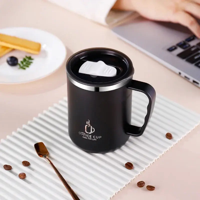 Stainless steel coffee mug