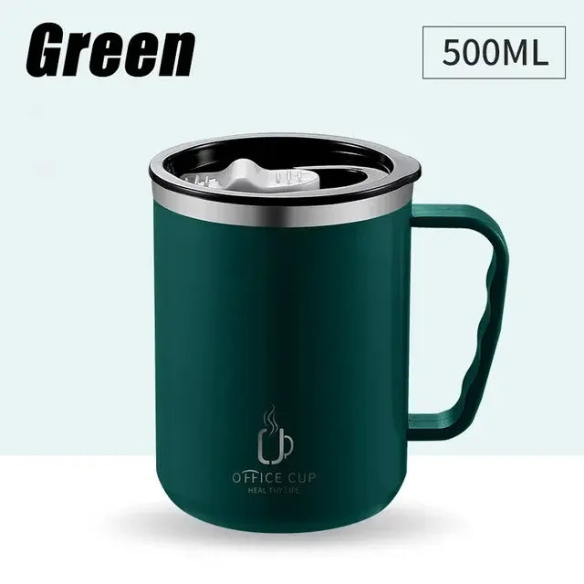 Stainless steel coffee mug