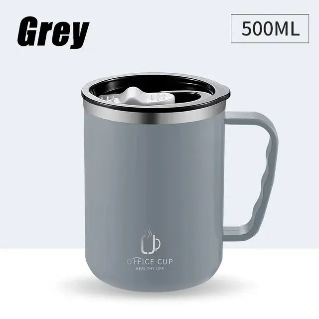 Stainless steel coffee mug