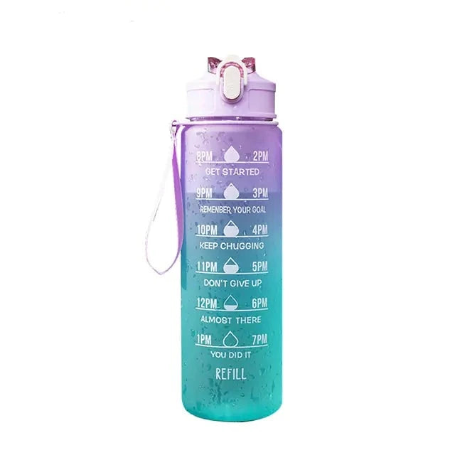 Timed water bottle