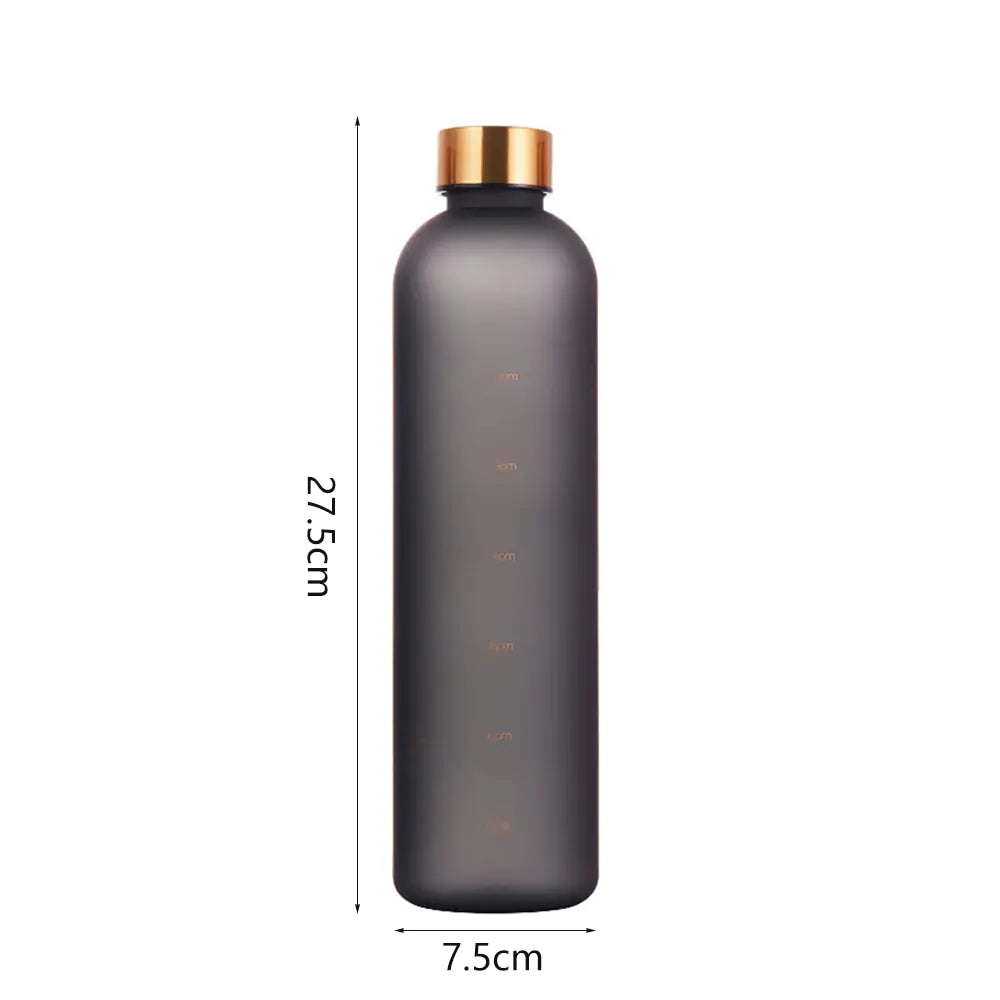 Timed water bottle
