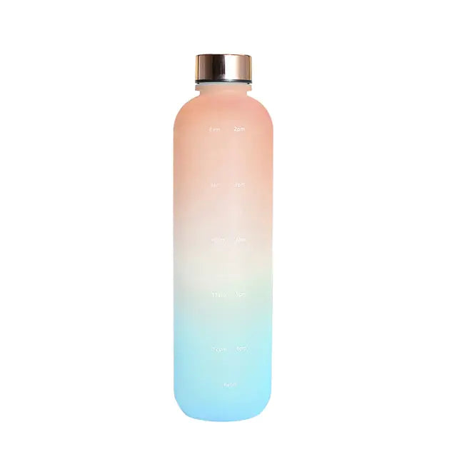 Timed water bottle