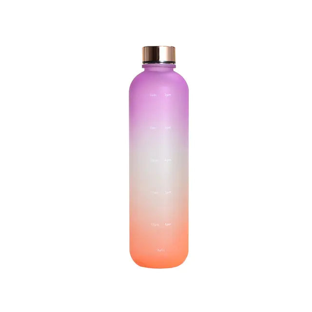Timed water bottle